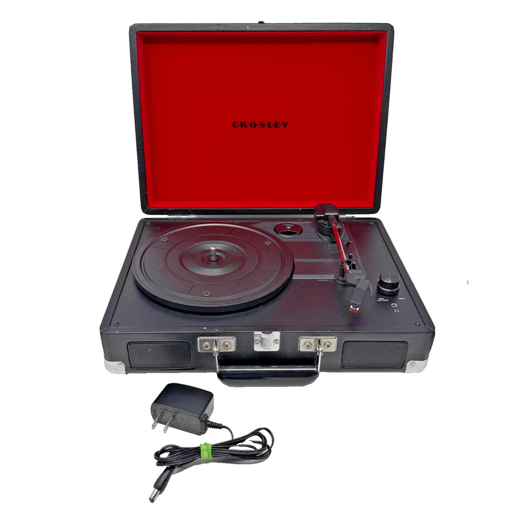 Crosley CR8005A-BK Portable Record Player Turntable Suitcase Tested